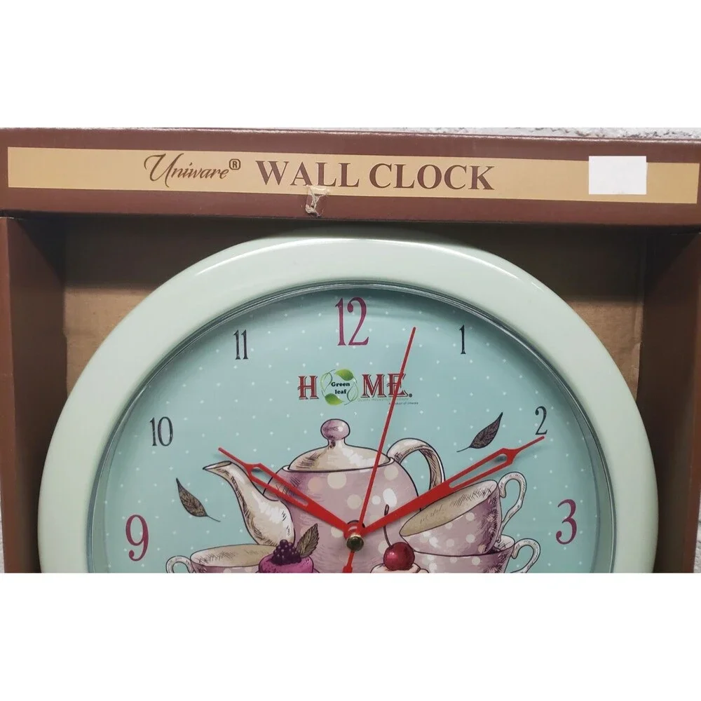 Plastic Round Deco Wall Clock (9.6